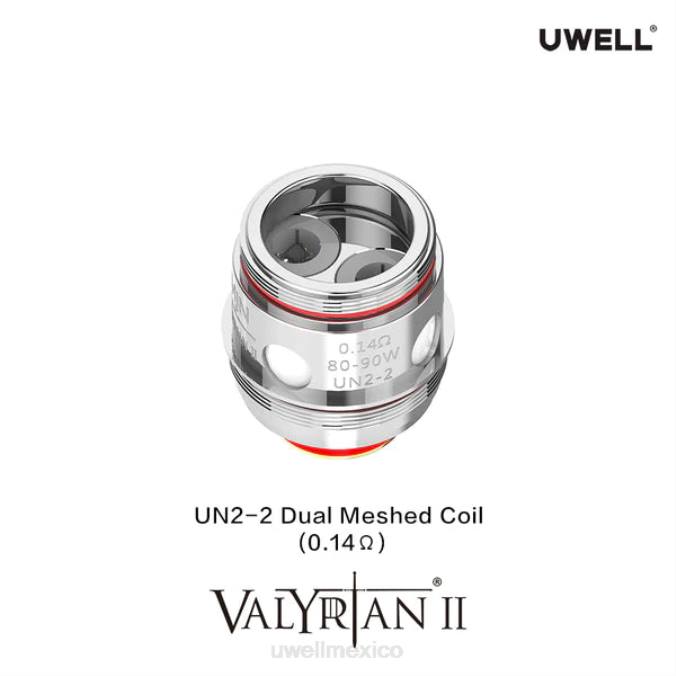 UWELL precio - UWELL VALYRIAN 2 bobinas de repuesto (paquete de 2) un2 doble malla 0.14ohm T60T29