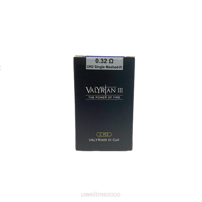 vaporizador UWELL - UWELL VALYRIAN 3 bobinas de repuesto | 2 paquetes ss316l 0.32ohm T60T21