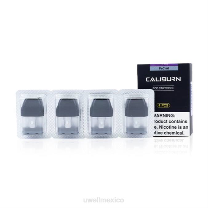 UWELL Mexico - UWELL CALIBURN cartucho de cápsula de repuesto paquete de 4 T60T35