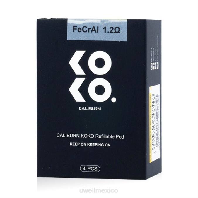 UWELL Mexico - UWELL CALIBURN KOKO vainas (paquete de 4) 1,2 ohmios T60T95
