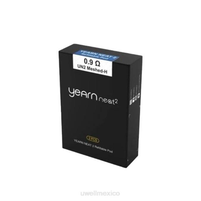 UWELL Monterrey - UWELL YEARN NEAT 2 cápsulas de repuesto (paquete de 2) 0,9 ohmios T60T162