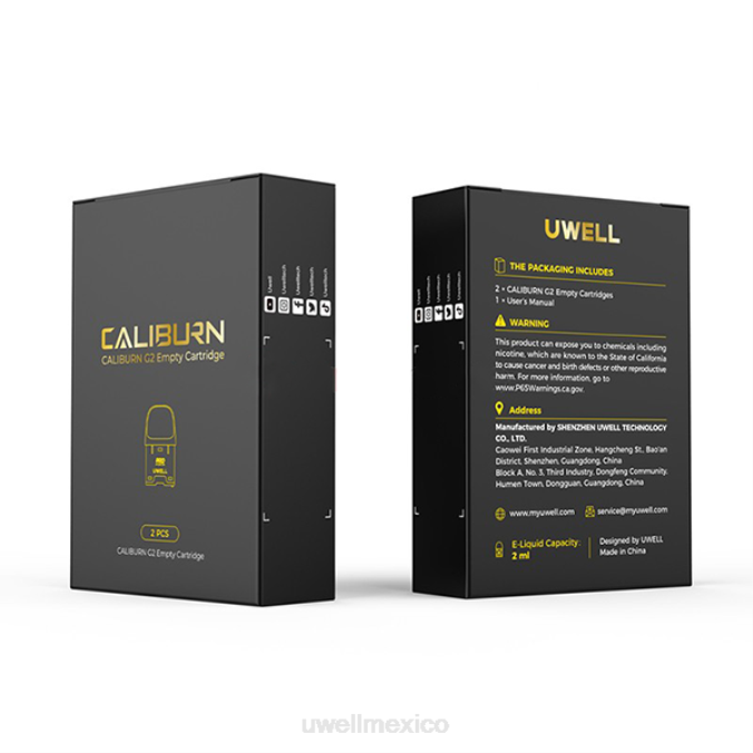 UWELL e cigarette - UWELL CALIBURN G2 vainas de repuesto 2 paquetes T60T17