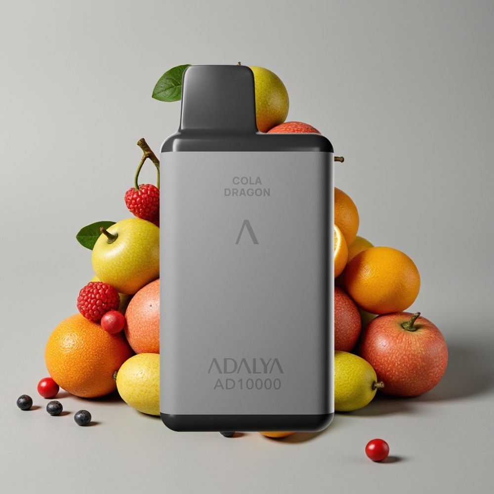 Adalya AD 10000 Puffs Amor 66, gris espacial, 14 ml, 2%, USB-C