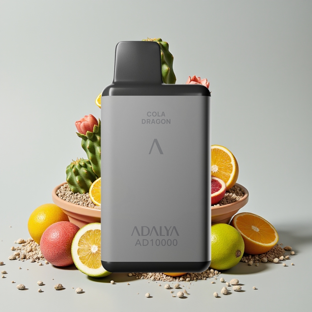 Adalya AD 10000 Puffs Cactus Splash, 14 ml, 2%, USB-C, gris espacial