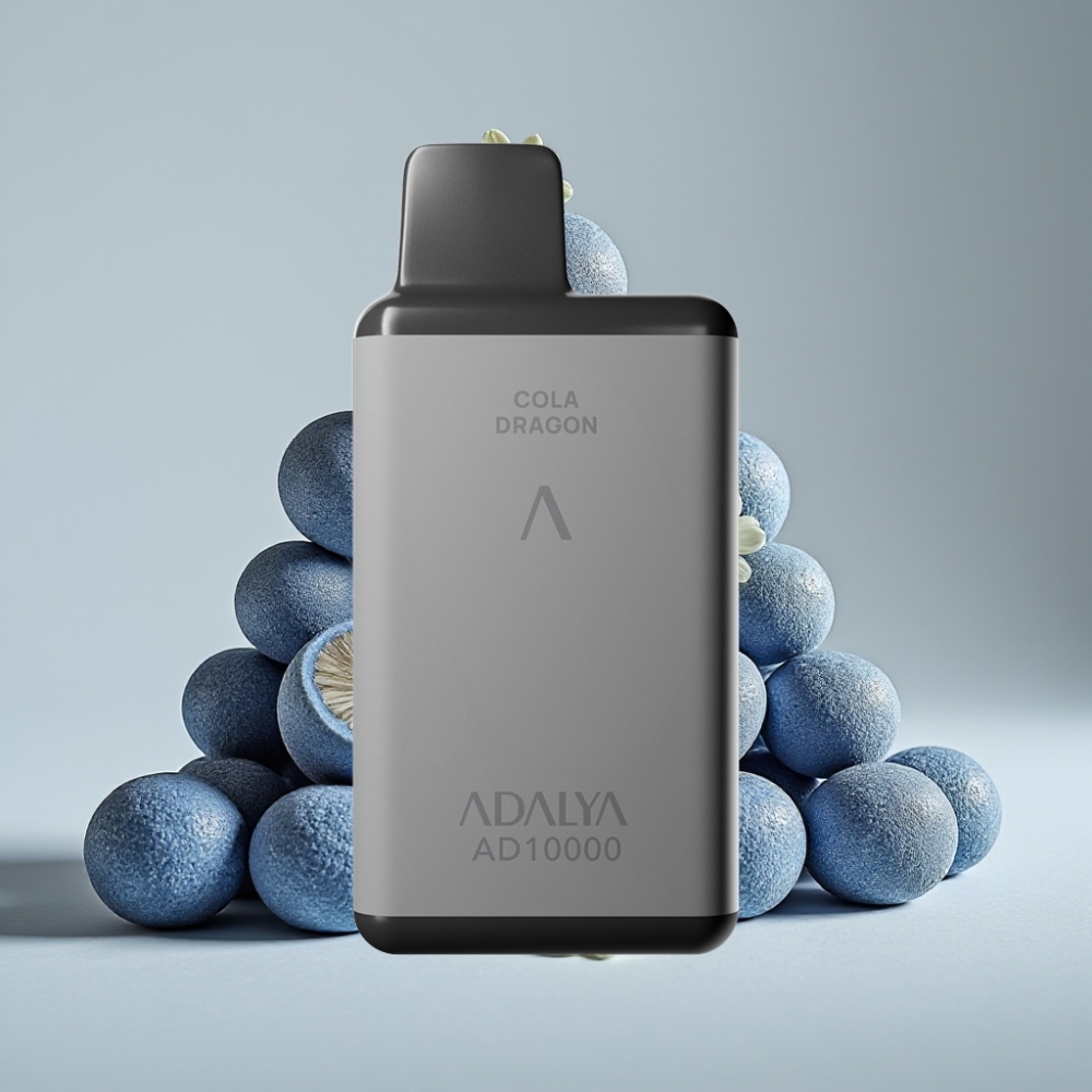 Adalya AD 10000 Puffs Desechable Azul Helado, 14 ml, 2%, USB-C
