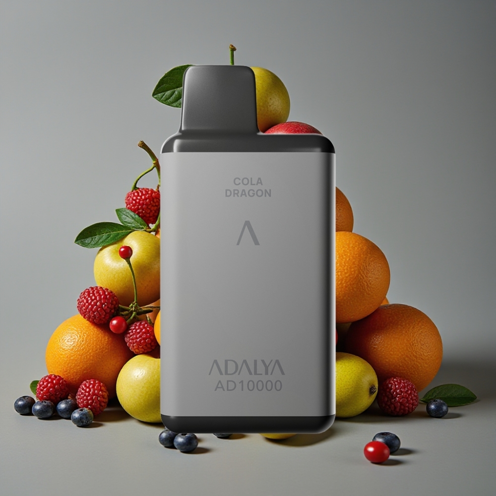 Adalya AD 10000 Puffs Noche de Berlín gris espacial, 14 ml, 2%