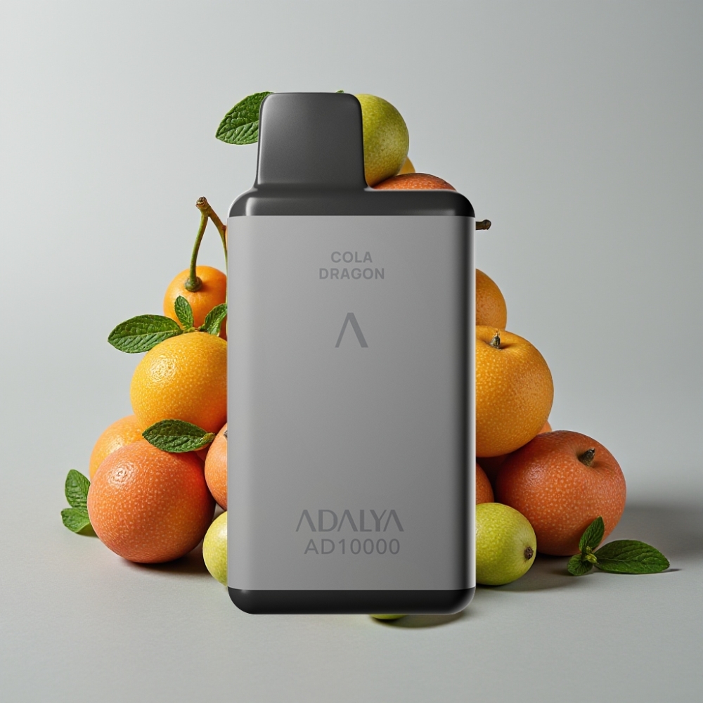 Adalya AD 10000 Puffs Punto de Menta 14ml 2% USB-C Space Gray