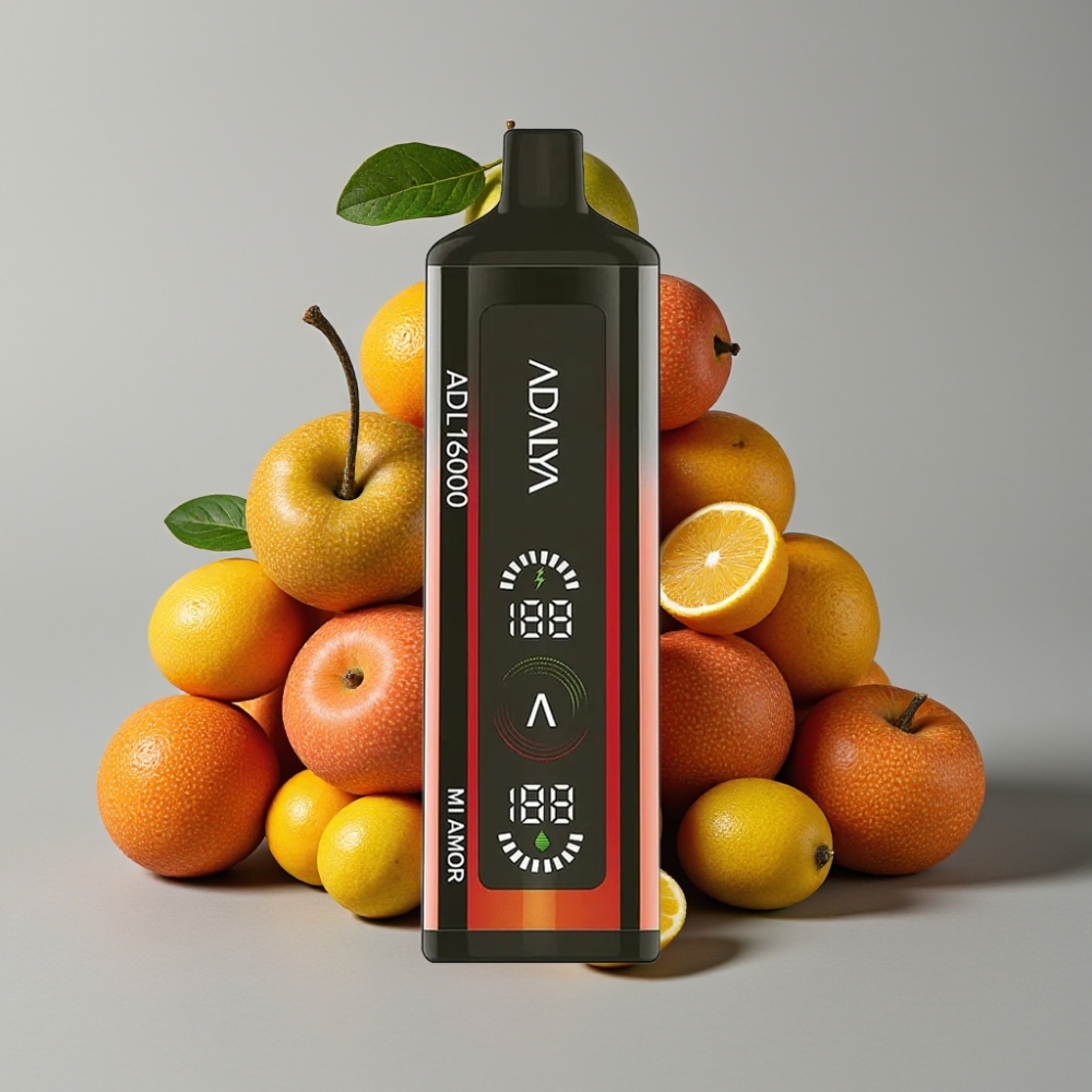 Adalya ADL 16000 PRO Puffs Mi Amor Vape Desechable 25ml, 2% Nicotina, Pantalla Digital