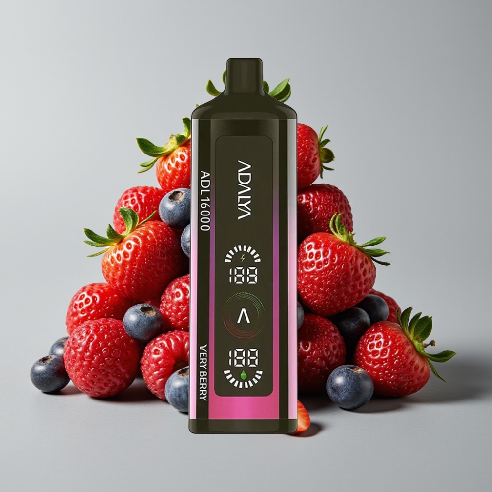 Adalya ADL 16000 PRO Puffs Vape Desechable Muy Baya, 25ml, Pantalla Digital