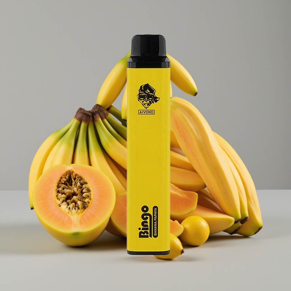 Aivono AIM BINGO 4000 Puffs Banana Papaya 10mL 1000mAh
