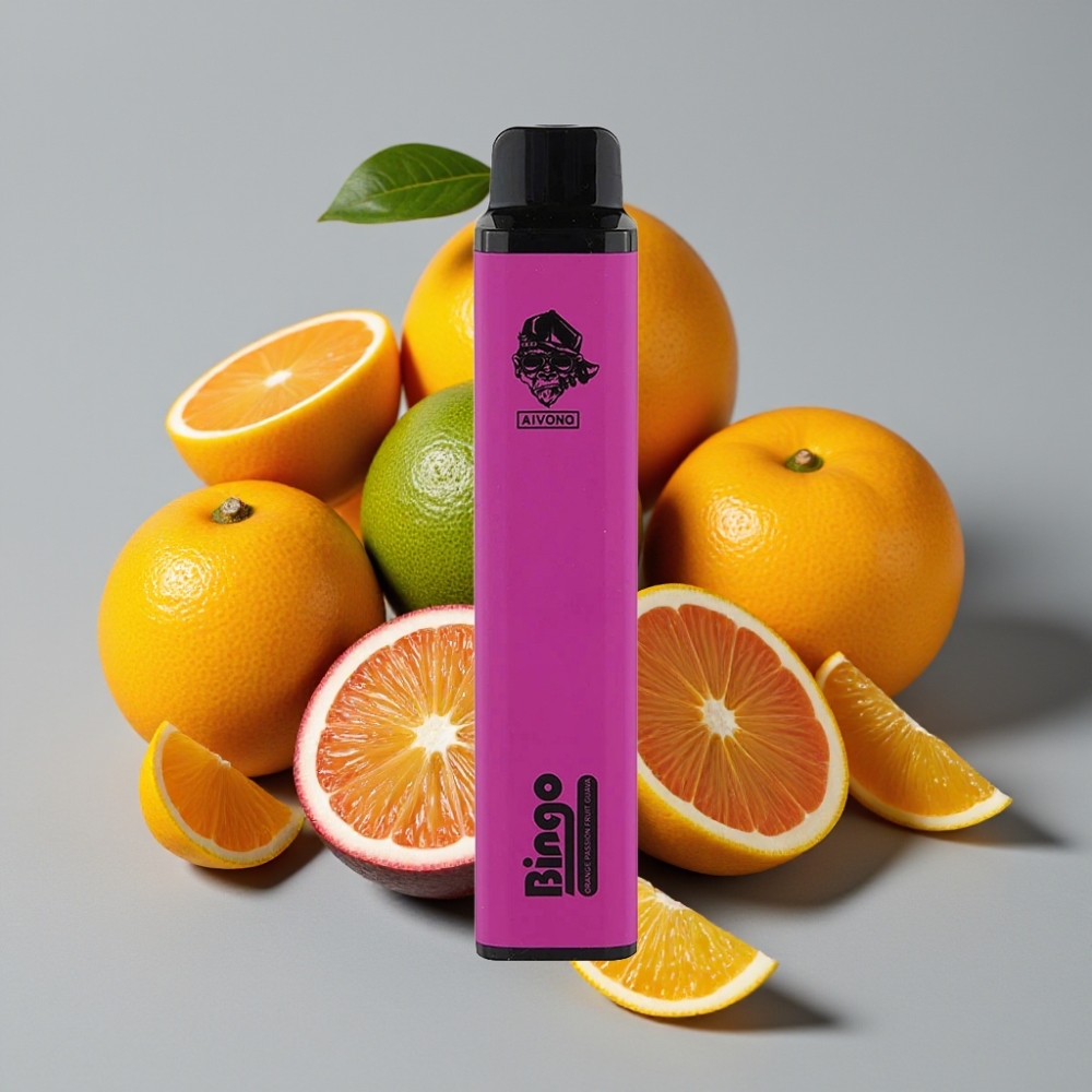 Aivono AIM BINGO 4000 Puffs Naranja Maracuyá Guayaba 10mL 1000mAh