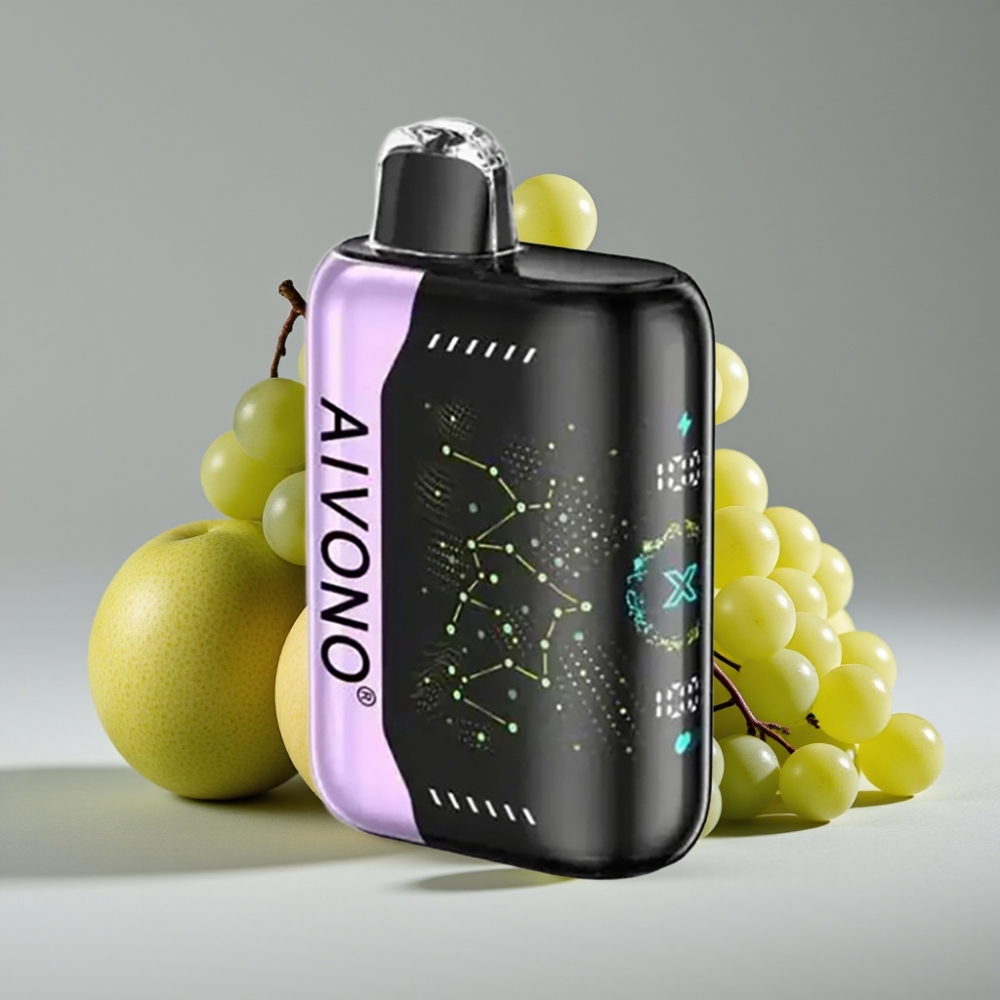 Aivono AIM BOOM 25000 Puffs Manzana Verde Uva 0%-5% 28ml Tipo-C