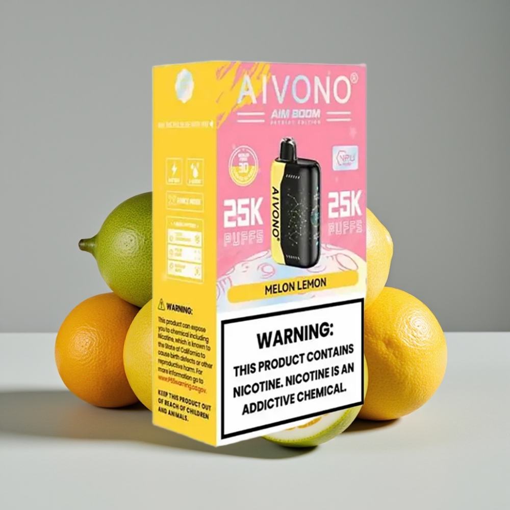 Aivono AIM BOOM 25000 Puffs Melón Limón 28ml 650mAh Tipo-C