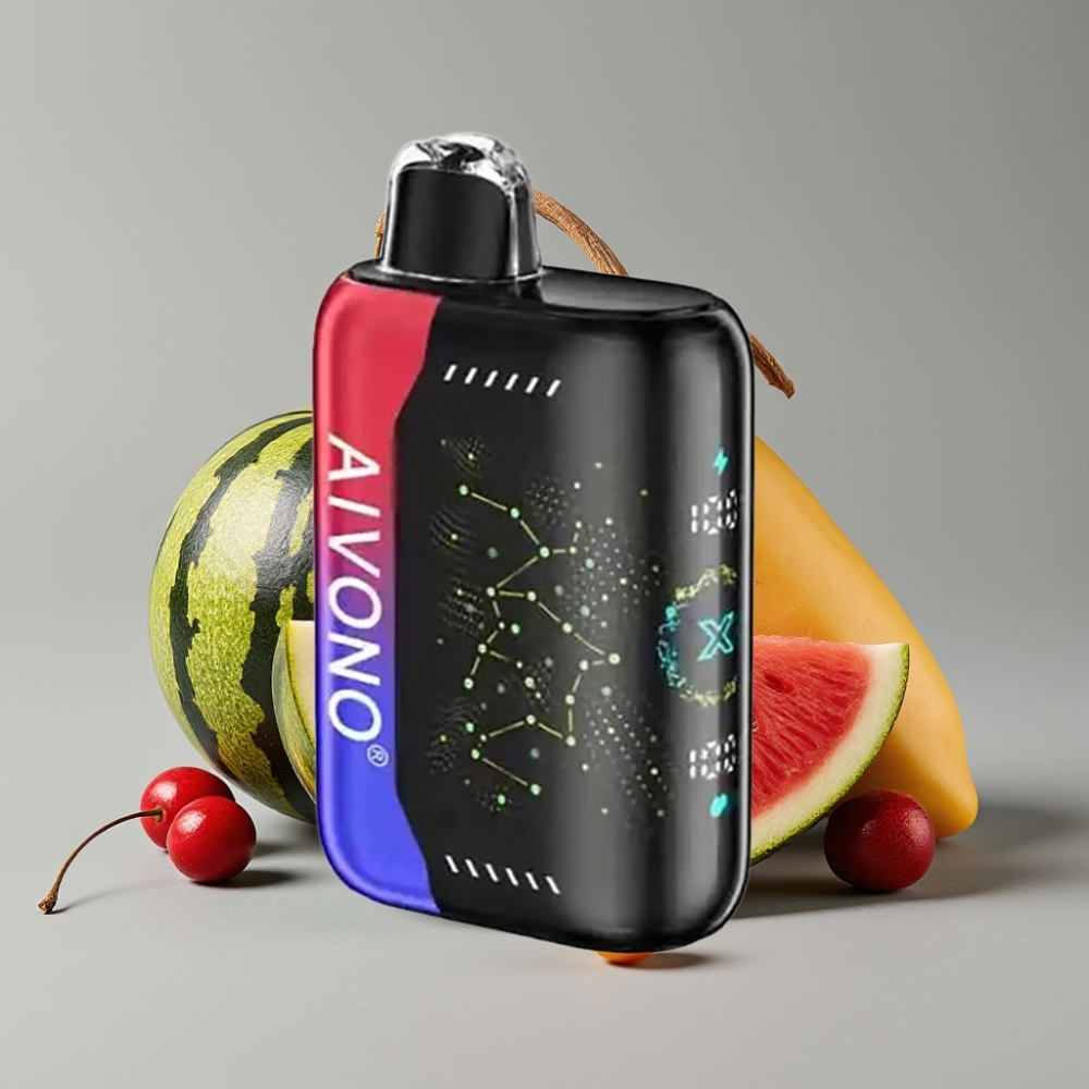Aivono Aim Boom 25000 Puffs Sandía Cereza Helada 28ml 650mAh Tipo-C