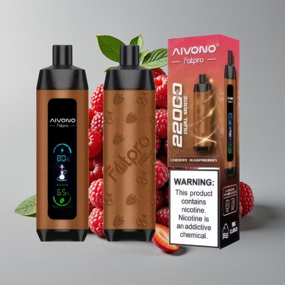 Aivono AIM FATPRO 22000 Puffs 28ml 5% Nic Cereza Frambuesa 600mAh