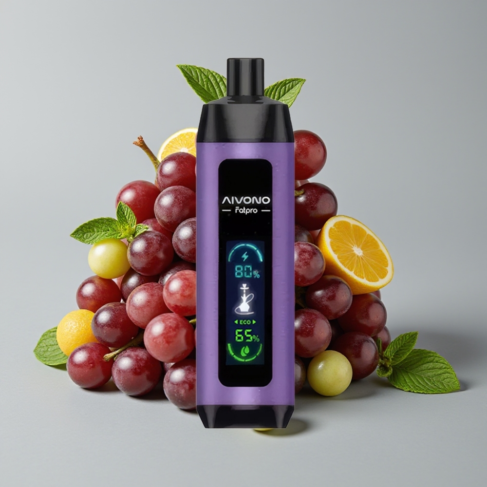 Aivono AIM FATPRO 22000 Puffs Uva Menta 28ml 5% 600mAh