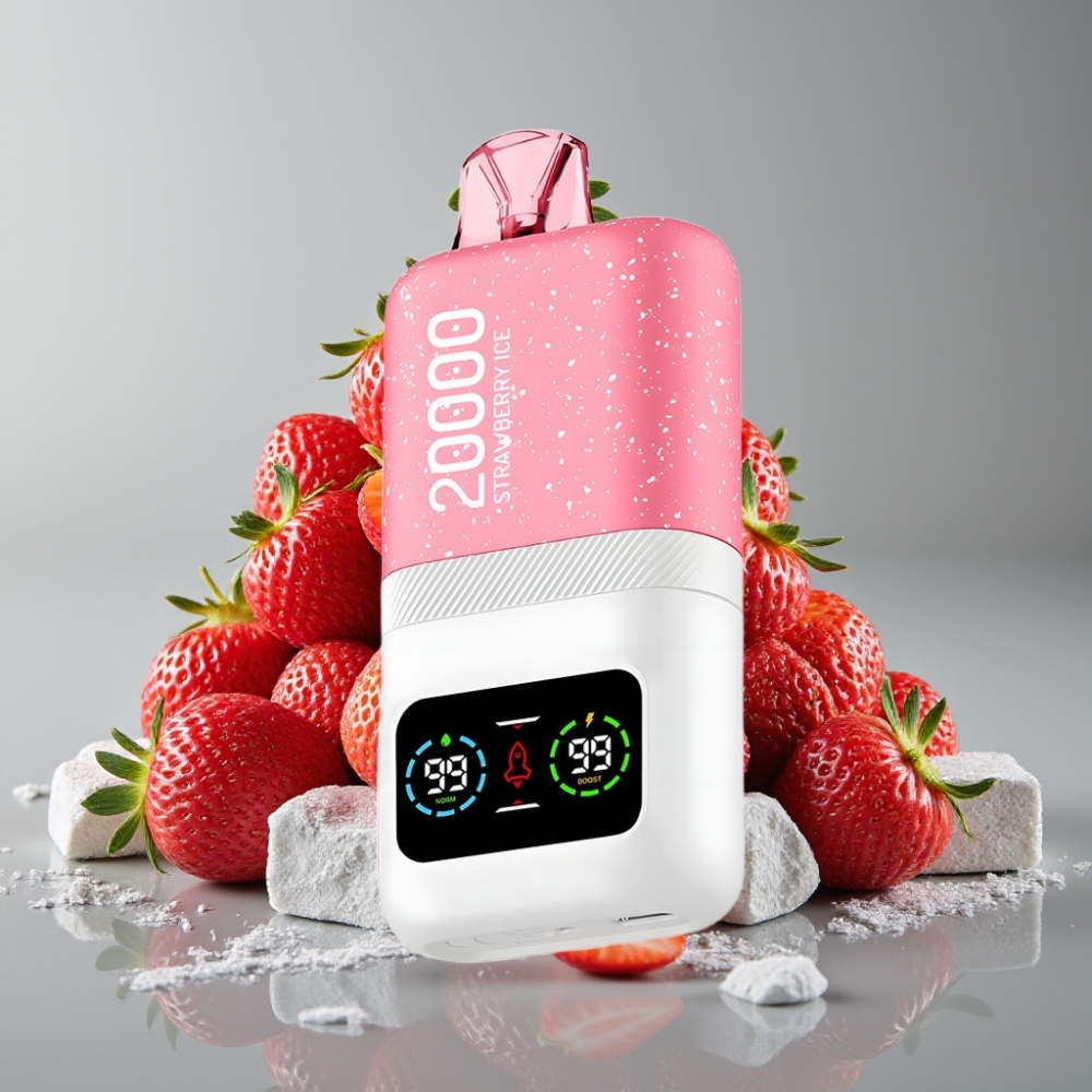 Aivono AIM MAGIC 20000 Puffs 26ml Fresa Hielo Tipo-C Pantalla LCD