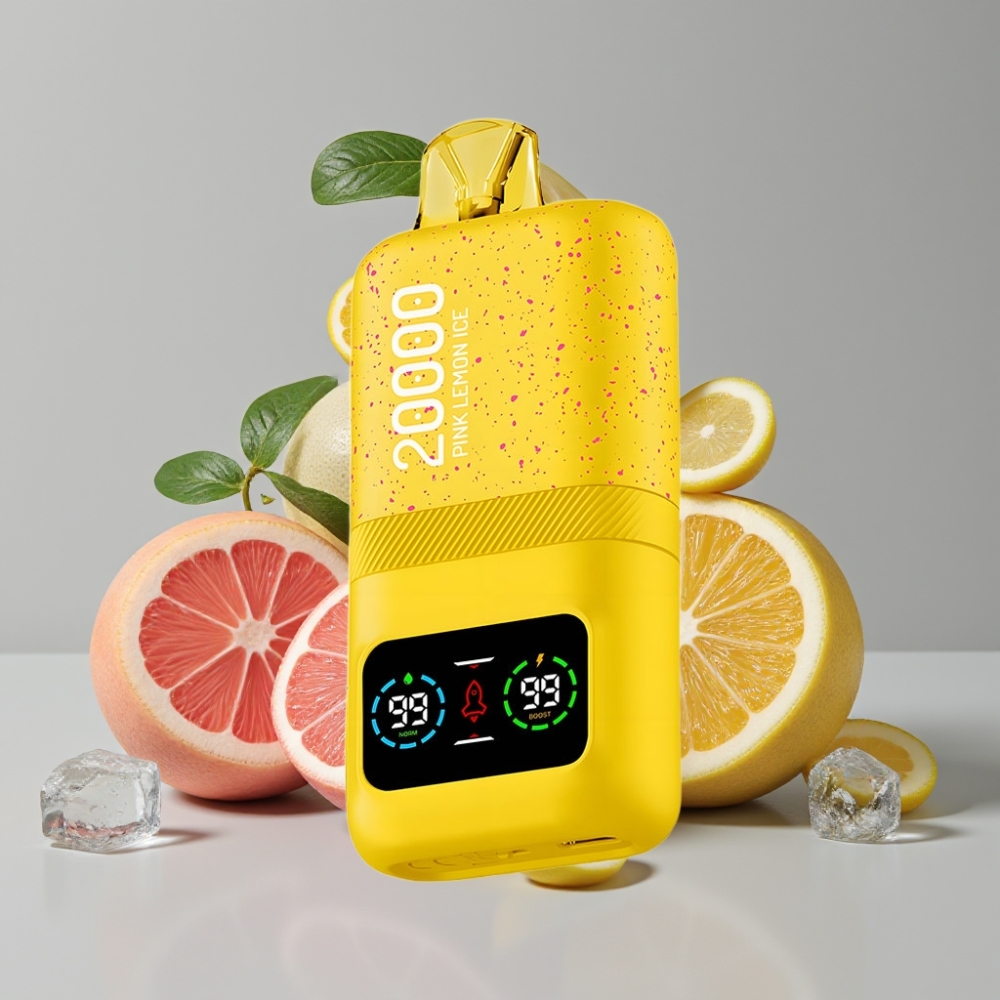 Aivono AIM MAGIC 20000 Puffs 26ml LCD Tipo-C 5% Nicotina Limón Rosa Helado