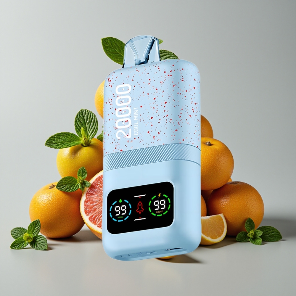 Aivono AIM MAGIC 20000 Puffs, 5% Nic, 26ml, Dual Mesh, LCD, Tipo-C, Menta Fría