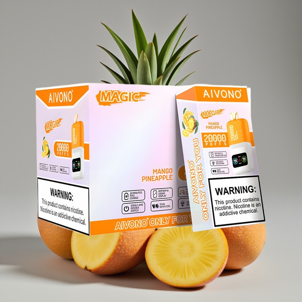 Aivono AIM MAGIC 20000 Puffs, 5% Nicotina, 26ml, Doble Malla, Mango Piña