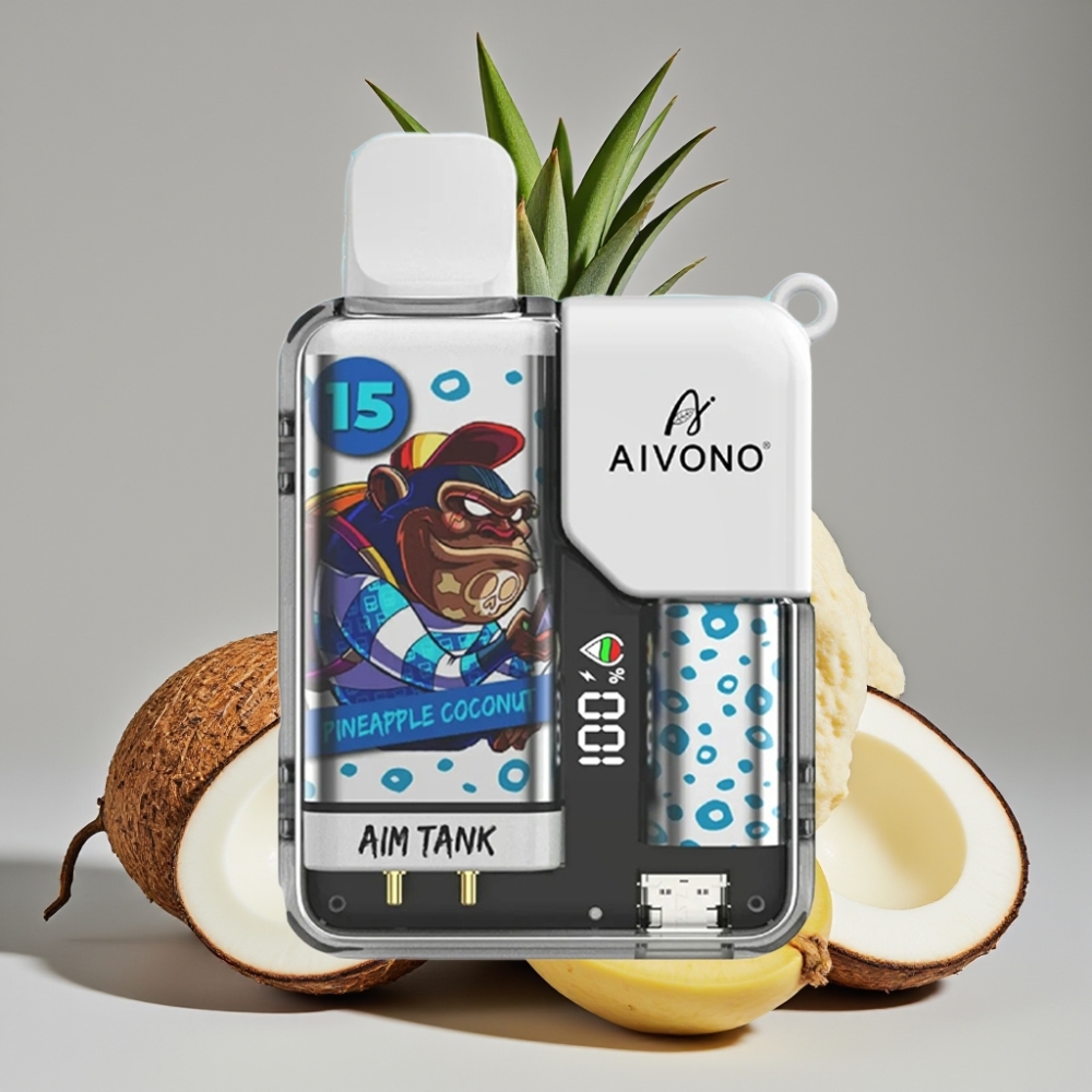 Aivono AIM-TANK 9500 Puffs 18ml 650mAh LCD Piña Coco