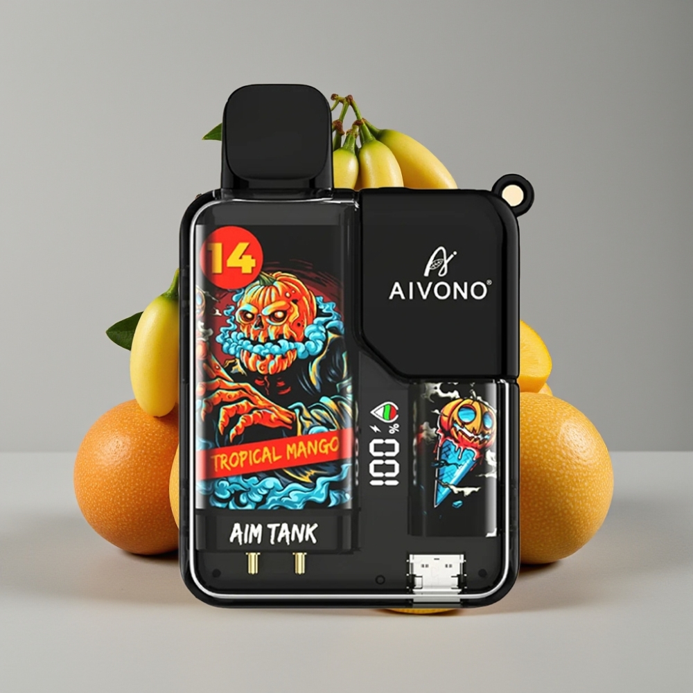 Aivono AIM-TANK 9500 Puffs 18ml 650mAh Mango Tropical LCD 1.2ohm