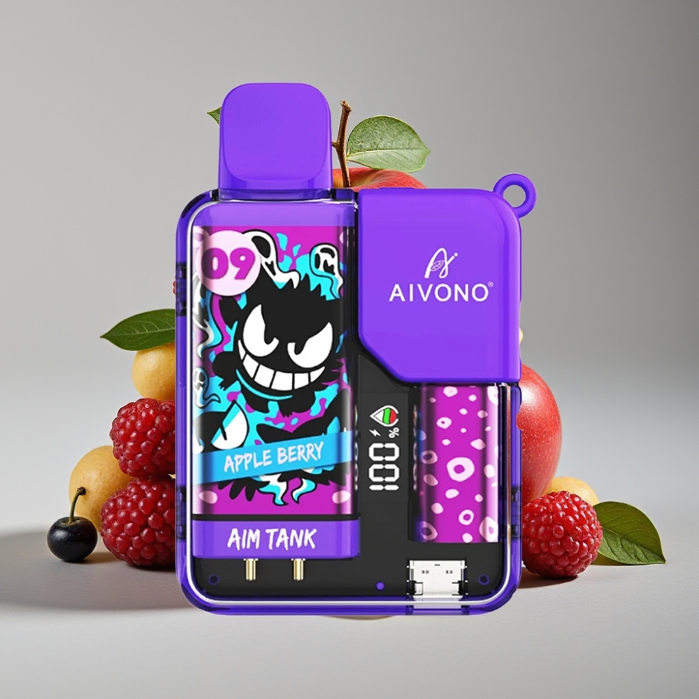 Aivono AIM-TANK 9500 Puffs Manzana Baya 18ml 650mAh LCD