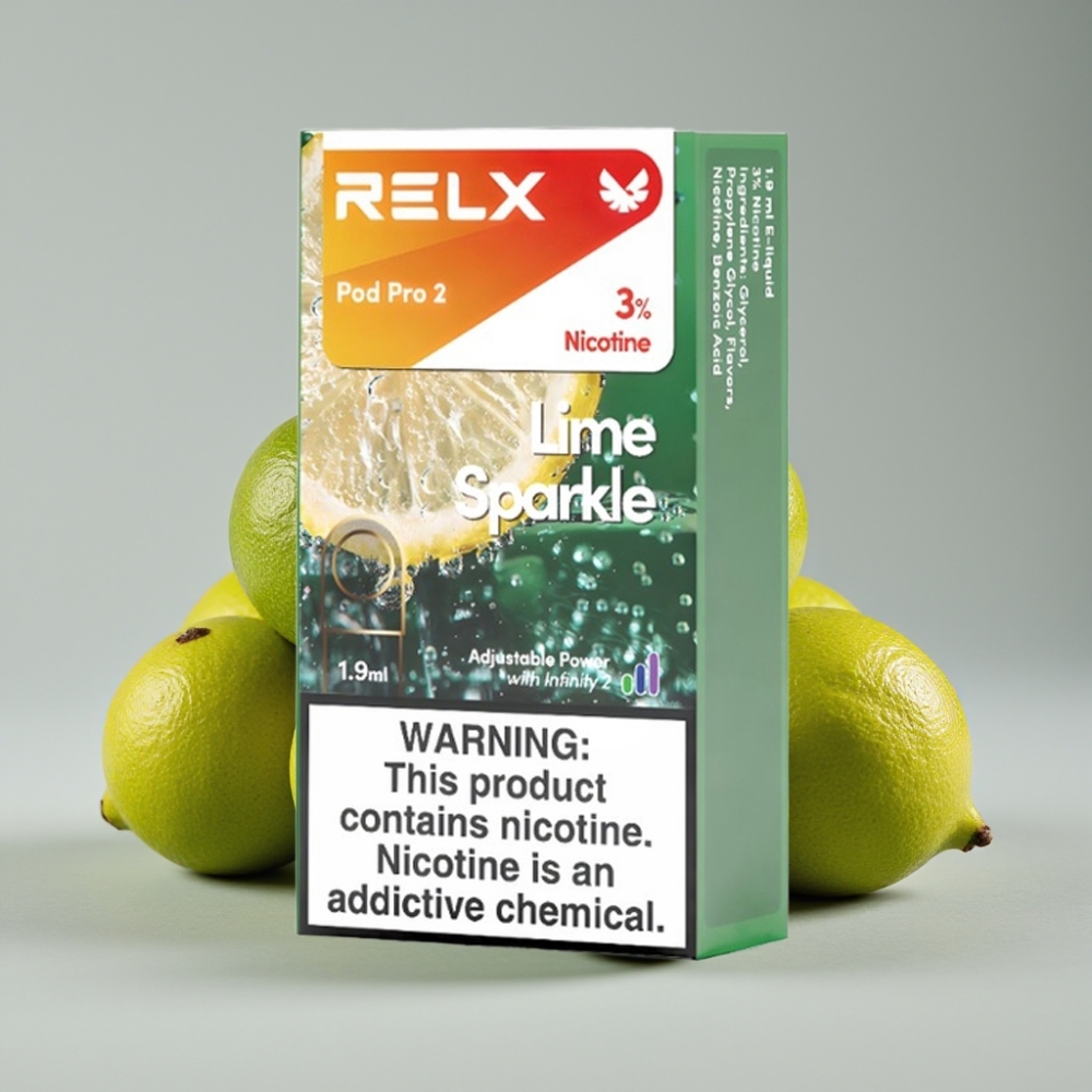 RELX Pod Pro 2 Destello de Lima 600 puffs 3% 1.9ml vape al por mayor Mexico