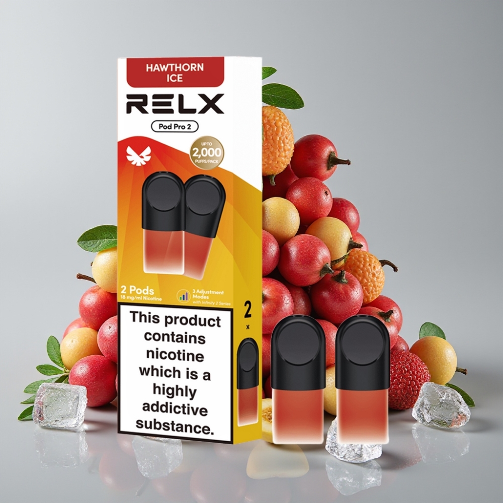 RELX Pod Pro 2 Espino Hielo 600 caladas 1.8% nicotina 1.9ml 3 modos