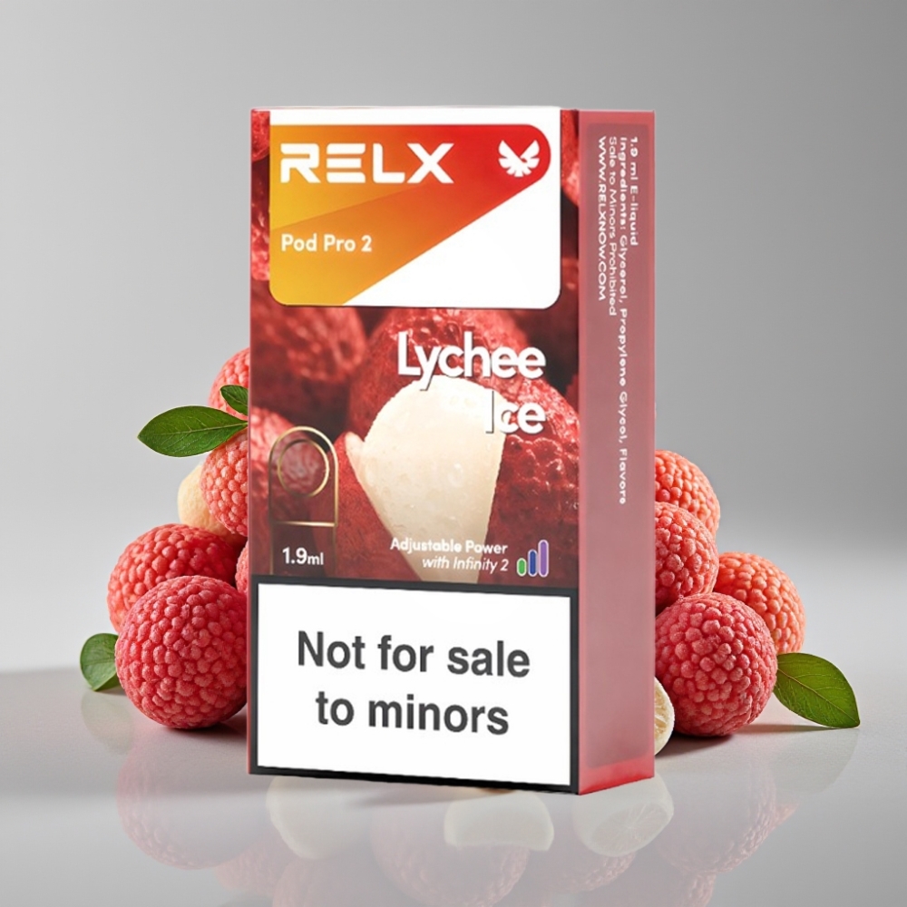 RELX Pod Pro 2 Lichi Hielo 600 puffs 1.9ml 0% nicotina