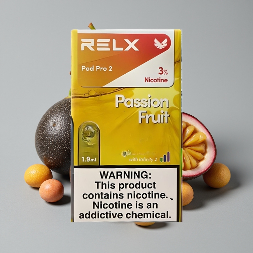 RELX Pod Pro 2 Maracuyá 600 puffs 3% 1.9ml 3 modos vape al por mayor Mexico