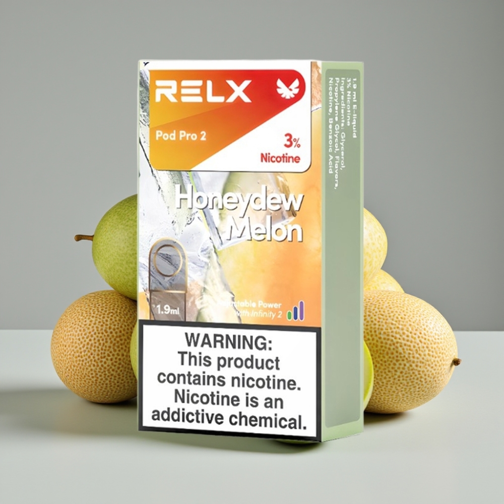 RELX Pod Pro 2 Melón Dulce 600 puff 3% 1.9ml 3 modos de voltaje