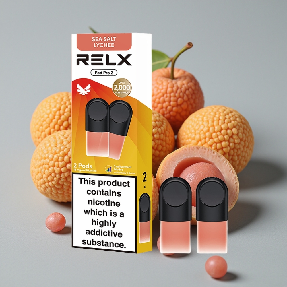 RELX Pod Pro 2 Sal Lichi 600 puffs 1.8% 1.9ml 3 modos