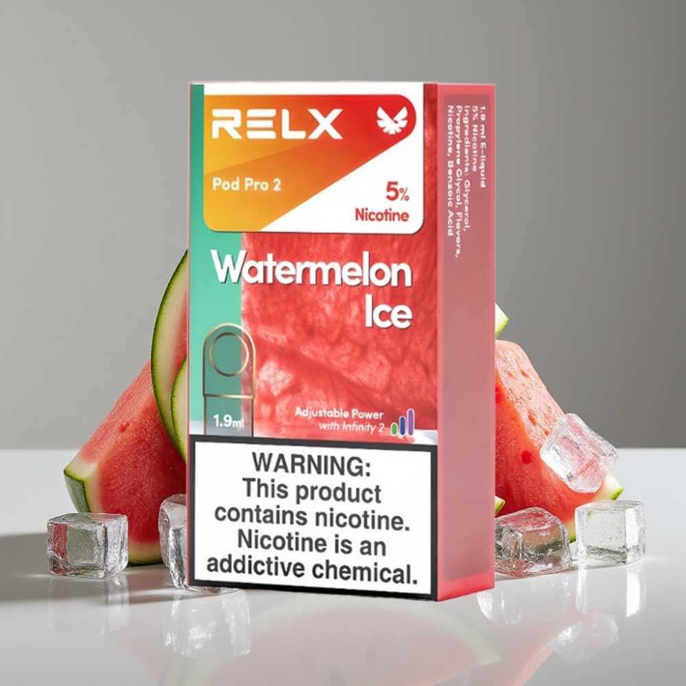 RELX Pod Pro 2 Sandía Helada 600 puffs 5% nicotina 1.9ml