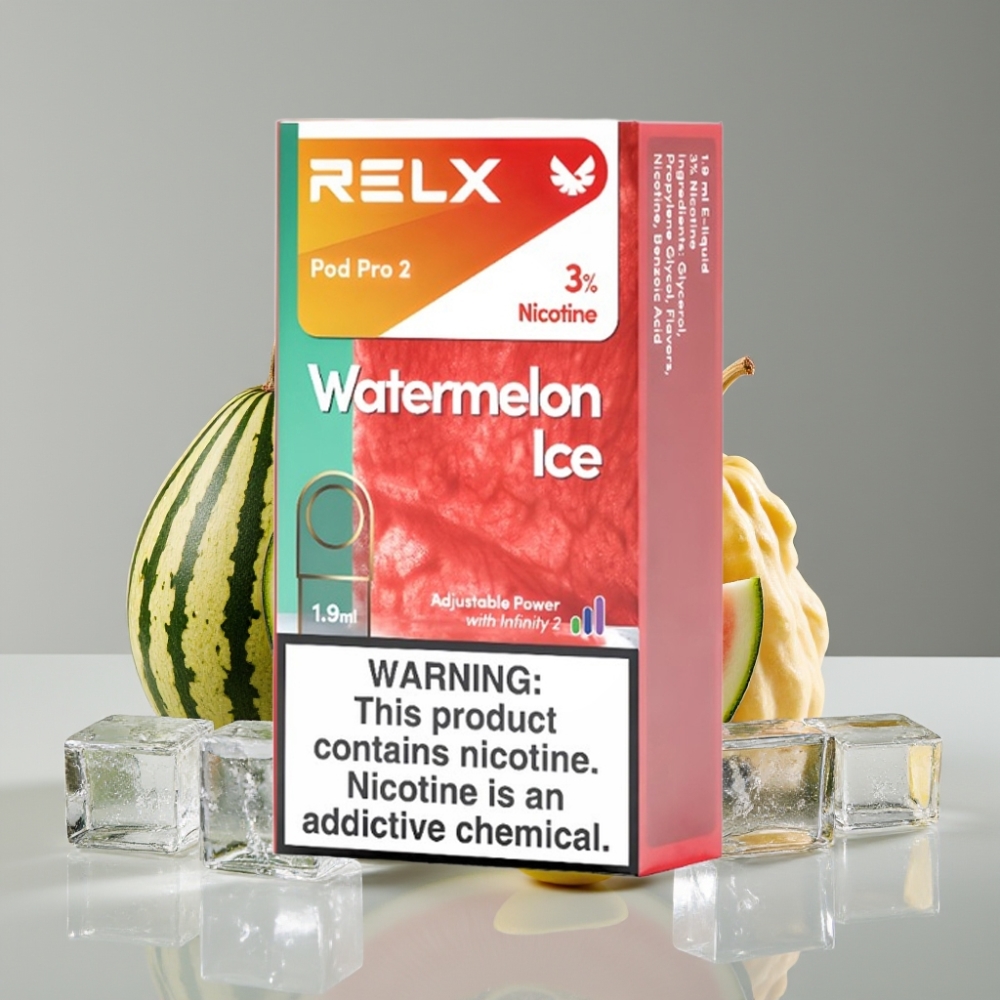 RELX Pod Pro 2 Sandía Hielo 600 puffs 3% 1.9ml vape al por mayor Mexico