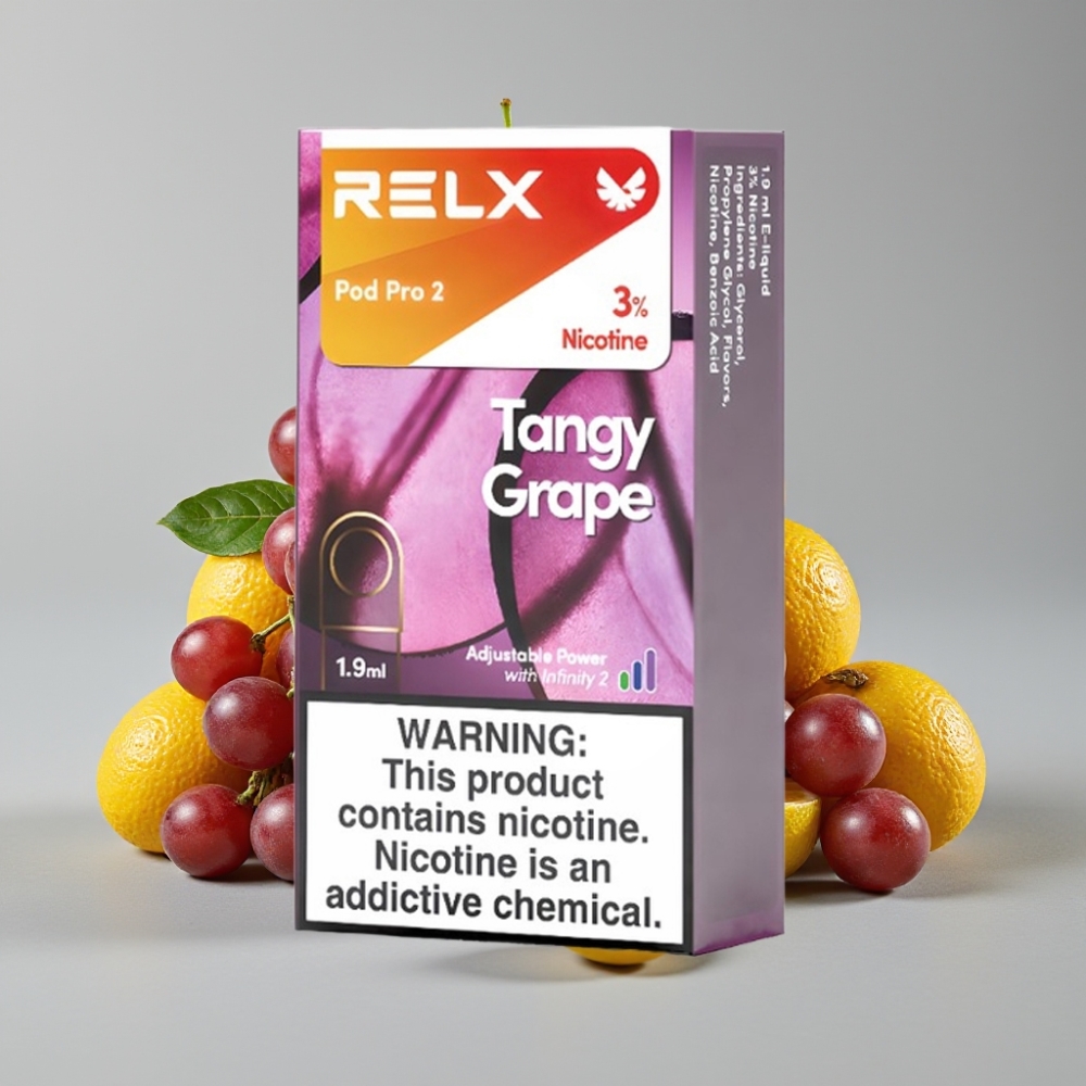 RELX Pod Pro 2 Uva Ácida 600 puff 3% 1.9ml 2 pods/pack