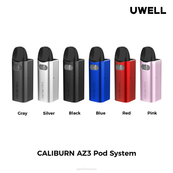 UWELL e cigarette - UWELL CALIBURN AZ3 kit (sistema de cápsulas) rojo T60T147