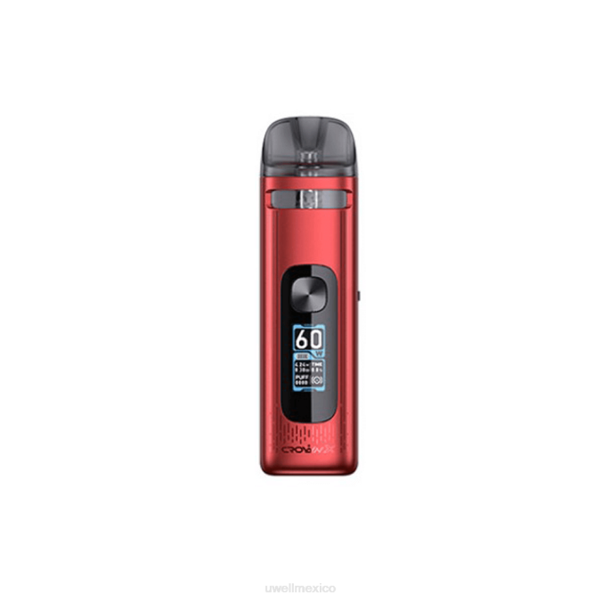 UWELL sale - UWELL CROWN X kit de sistema de cápsulas rojo T60T234