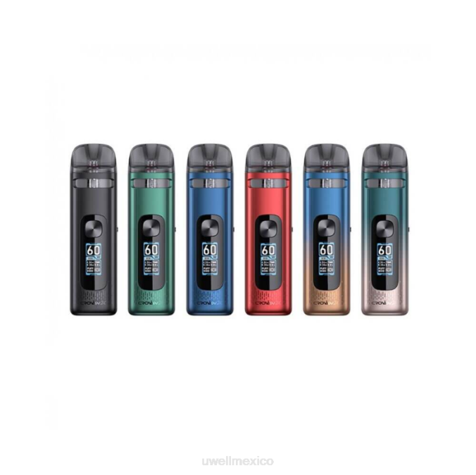 vaper UWELL precio - UWELL CROWN X kit de sistema de cápsulas verde T60T236
