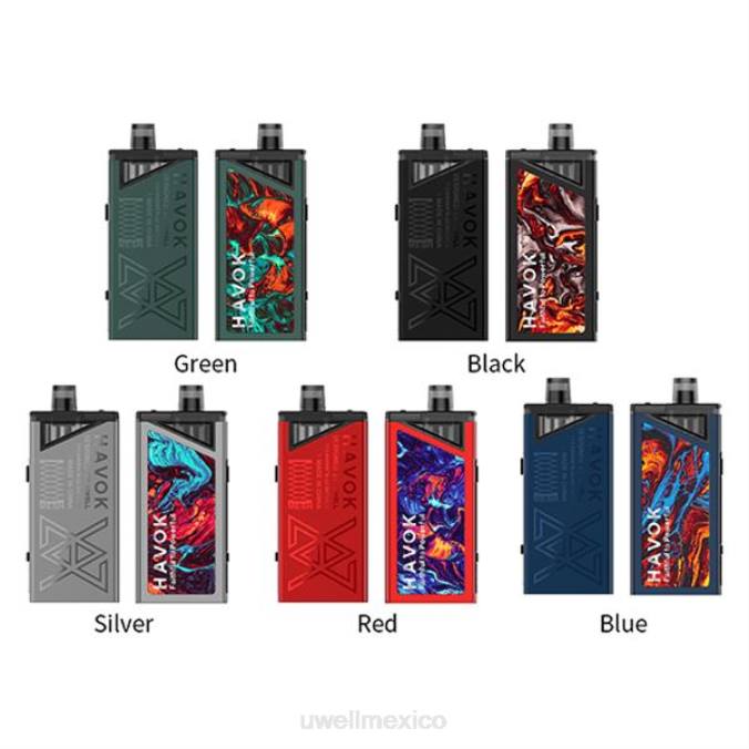 UWELL vape flavors - UWELL HAVOK V1 kit 65w rojo T60T188